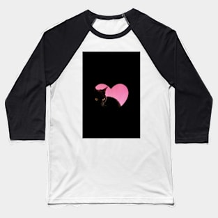 Catty Valentines Baseball T-Shirt